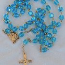 Turquoise crystal Rosary