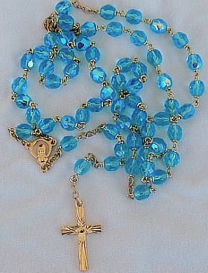 Turquoise crystal Rosary