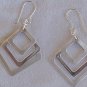 Trendy Triple windows earrings