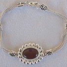 Red agate oriental bracelet