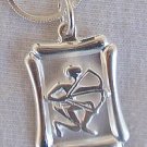 Sagittarius-B zodiac sign pendant