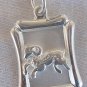 Capricorn -B zodiac silver pendant