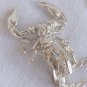 Scorpion silver pendant B