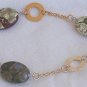 Marble silver bracelet