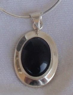 Dark brown tiger eye pendant