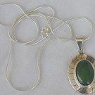 Green agate pendant