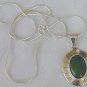 Green agate pendant