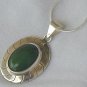 Green agate pendant