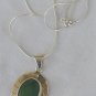 Green agate pendant