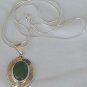 Green agate pendant