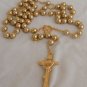 Golden beads rosary