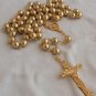 Golden beads rosary