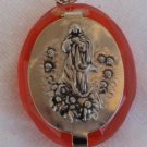 Mini orange rosary box C