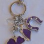 Key holder charms purple Carpisa
