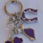 Key holder charms purple Carpisa