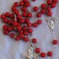 Red wood Rosary