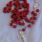 Red wood Rosary