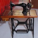 Wood and metal sewing machine miniature