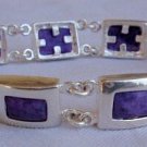Puprle silver bracelet A 10