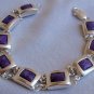 Puprle silver bracelet A 10