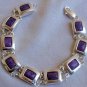 Puprle silver bracelet A 10