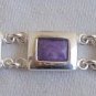 Puprle silver bracelet A 10