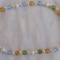Colorful silver bracelet