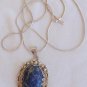 Oriental silver pendant