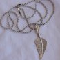 Silver leaf pendant