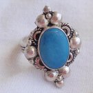 Blue-turqouise ring