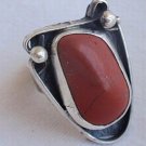 Natural blood stone ring LG