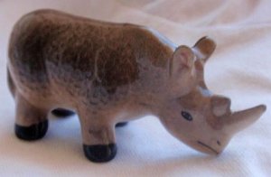 Decorative Rhinoceros miniature