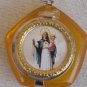 Mini orange Rosary box OB