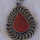 Red sea stone pendant  P50