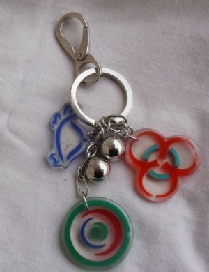 Key holder Caprisa colorful festival