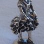 Flamenco bailarina silver miniature