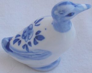 Porcelain duck miniature