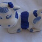 The happy cow porcelain miniature