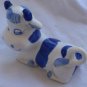 The happy cow porcelain miniature