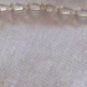 Two hearts silver anklet