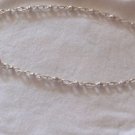 Capri silver anklet A