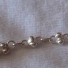 Silver chain anklet  BUD