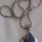 Raw lapis pendant MN928