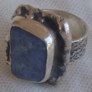 Lace glass silver ring SL 91