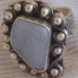 Light blue hand made ring MT16