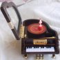 Playing piano wood miniature