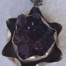 Amethyst crystal handmade pendant