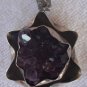 Amethyst crystal handmade pendant