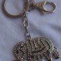 Key holder elephant with small glass stones