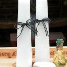 White Altar Candles Set of 2
